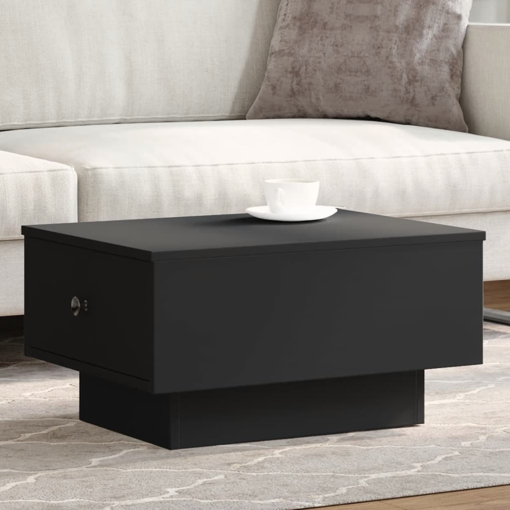 VidaXL Salontafel 60x45x31 cm bewerkt hout zwart
