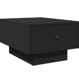VidaXL Salontafel 60x45x31 cm bewerkt hout zwart