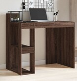 VidaXL Bureau 103,5x56,5x94 cm bewerkt hout bruin eikenkleurig