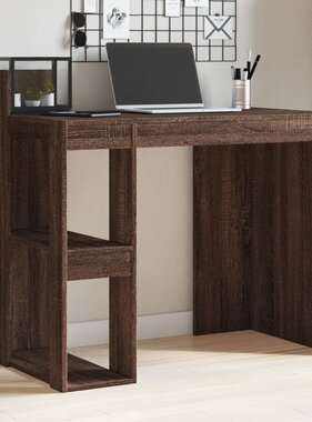 VidaXL Bureau 103,5x56,5x94 cm bewerkt hout bruin eikenkleurig