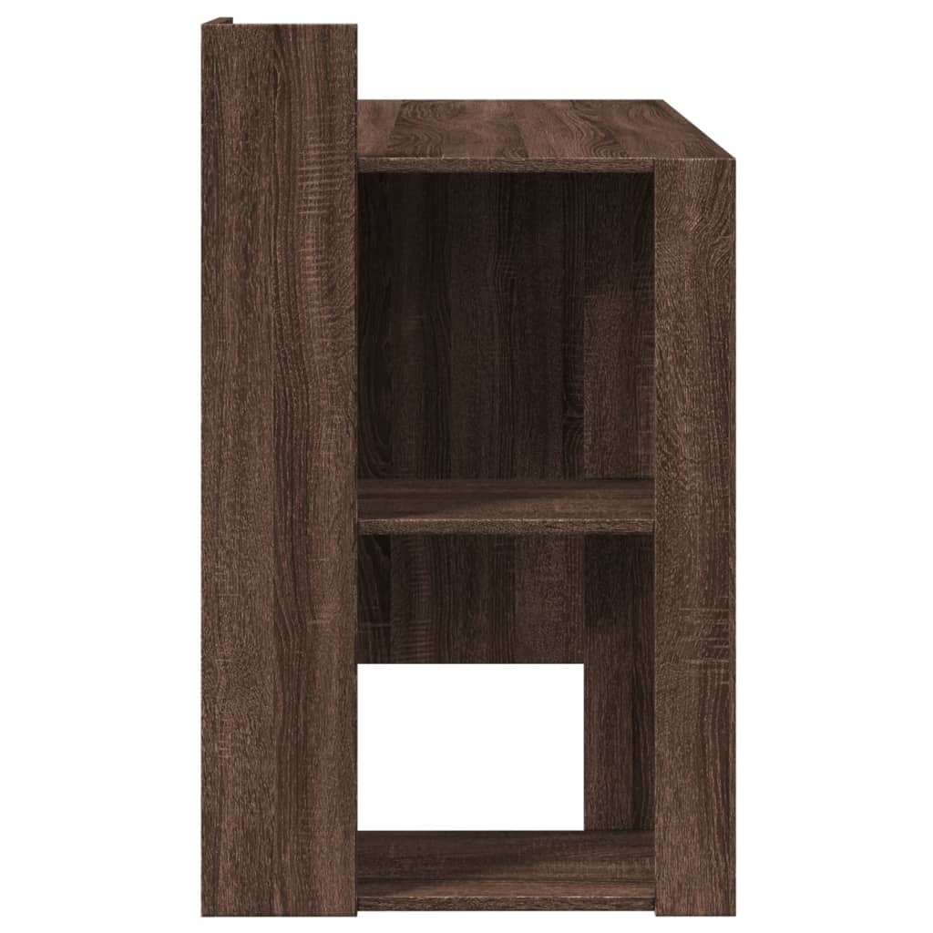 VidaXL Bureau 103,5x56,5x94 cm bewerkt hout bruin eikenkleurig