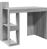 VidaXL Bureau 103,5x56,5x94 cm bewerkt hout grijs sonoma eikenkleurig