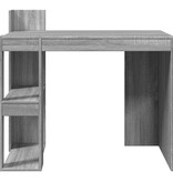 VidaXL Bureau 103,5x56,5x94 cm bewerkt hout grijs sonoma eikenkleurig