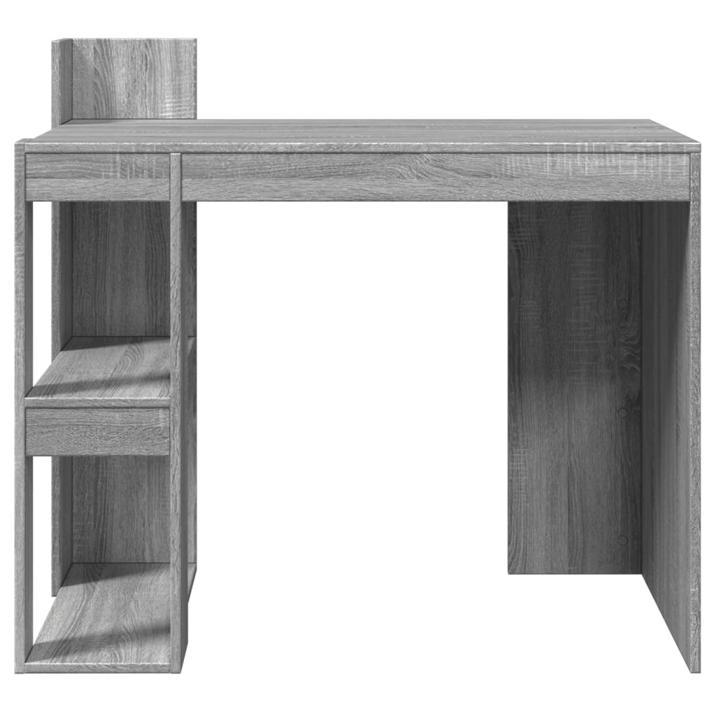 VidaXL Bureau 103,5x56,5x94 cm bewerkt hout grijs sonoma eikenkleurig