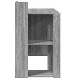 VidaXL Bureau 103,5x56,5x94 cm bewerkt hout grijs sonoma eikenkleurig