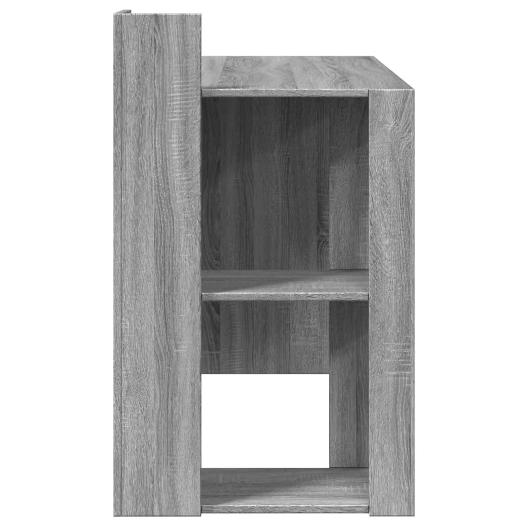 VidaXL Bureau 103,5x56,5x94 cm bewerkt hout grijs sonoma eikenkleurig
