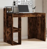 VidaXL Bureau 103,5x56,5x94 cm bewerkt hout gerookt eikenkleurig