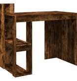 VidaXL Bureau 103,5x56,5x94 cm bewerkt hout gerookt eikenkleurig