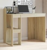 VidaXL Bureau 103,5x56,5x94 cm bewerkt hout sonoma eikenkleurig