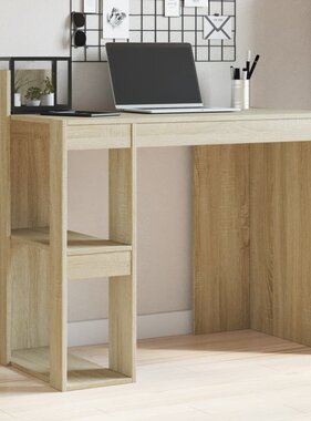 VidaXL Bureau 103,5x56,5x94 cm bewerkt hout sonoma eikenkleurig