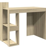 VidaXL Bureau 103,5x56,5x94 cm bewerkt hout sonoma eikenkleurig