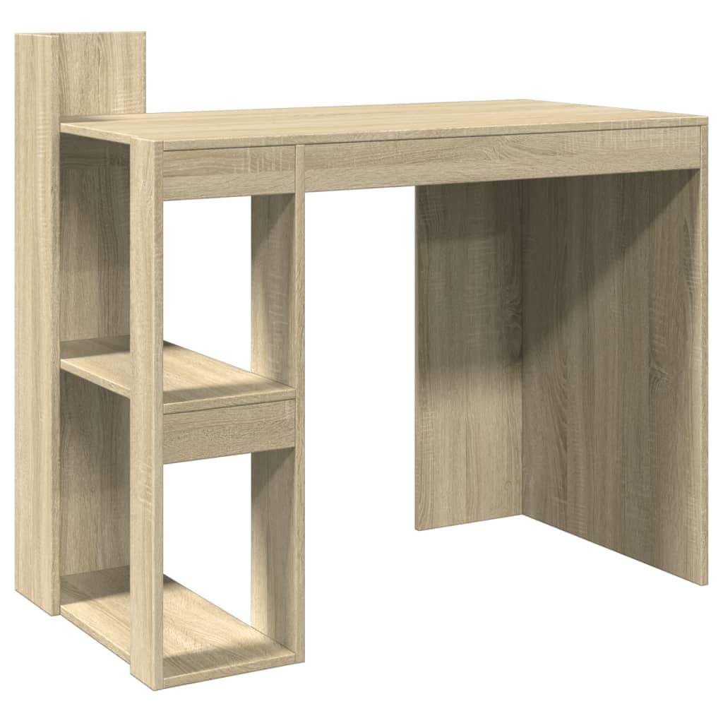 VidaXL Bureau 103,5x56,5x94 cm bewerkt hout sonoma eikenkleurig