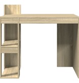 VidaXL Bureau 103,5x56,5x94 cm bewerkt hout sonoma eikenkleurig