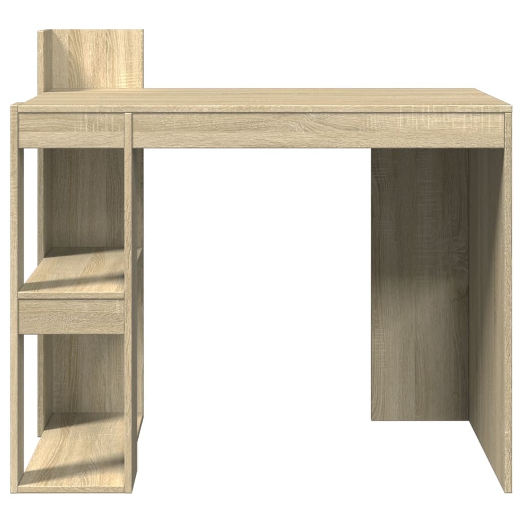VidaXL Bureau 103,5x56,5x94 cm bewerkt hout sonoma eikenkleurig