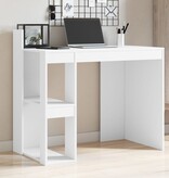 VidaXL Bureau 103,5x56,5x94 cm bewerkt hout wit