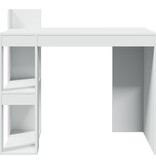 VidaXL Bureau 103,5x56,5x94 cm bewerkt hout wit