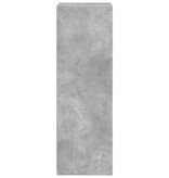 VidaXL Hoge kast 50x41x124 cm bewerkt hout betongrijs
