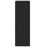 VidaXL Hoge kast 50x41x124 cm bewerkt hout zwart