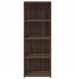 VidaXL Hoge kast 45x41x124 cm bewerkt hout bruin eikenkleurig