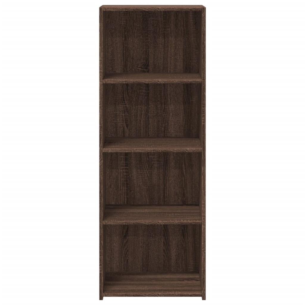 VidaXL Hoge kast 45x41x124 cm bewerkt hout bruin eikenkleurig