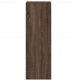 VidaXL Hoge kast 45x41x124 cm bewerkt hout bruin eikenkleurig