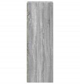 VidaXL Hoge kast 45x41x124 cm bewerkt hout grijs sonoma eikenkleurig