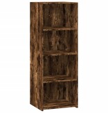 VidaXL Hoge kast 45x41x124 cm bewerkt hout gerookt eikenkleurig