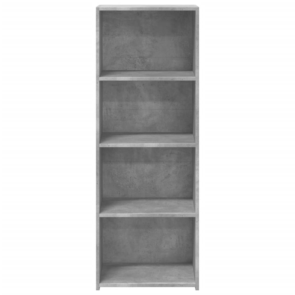 VidaXL Hoge kast 45x41x124 cm bewerkt hout betongrijs
