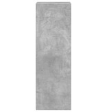 VidaXL Hoge kast 45x41x124 cm bewerkt hout betongrijs