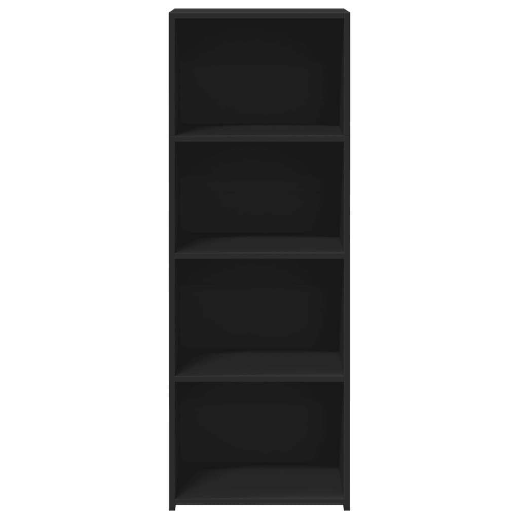 VidaXL Hoge kast 45x41x124 cm bewerkt hout zwart