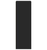 VidaXL Hoge kast 45x41x124 cm bewerkt hout zwart