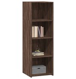VidaXL Hoge kast 40x41x124 cm bewerkt hout bruin eikenkleur