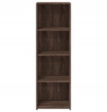 VidaXL Hoge kast 40x41x124 cm bewerkt hout bruin eikenkleur