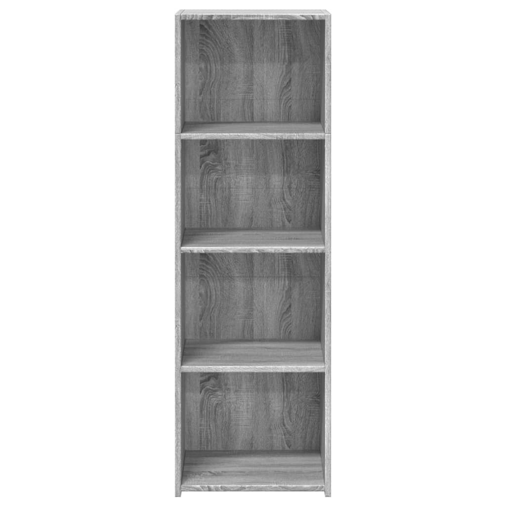 VidaXL Hoge kast 40x41x124 cm bewerkt hout grijs sonoma eikenkleurig