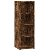 VidaXL Hoge kast 40x41x124 cm bewerkt hout gerookt eikenkleurig