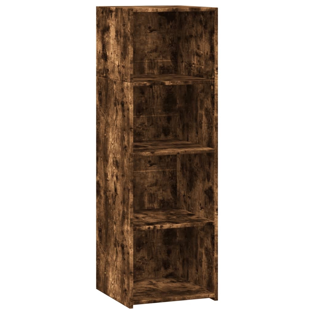 VidaXL Hoge kast 40x41x124 cm bewerkt hout gerookt eikenkleurig