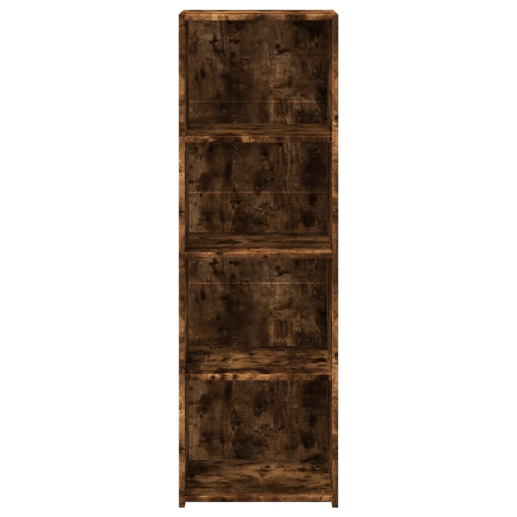 VidaXL Hoge kast 40x41x124 cm bewerkt hout gerookt eikenkleurig