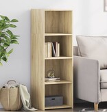 VidaXL Hoge kast 40x41x124 cm bewerkt hout sonoma eikenkleurig