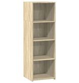 VidaXL Hoge kast 40x41x124 cm bewerkt hout sonoma eikenkleurig