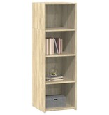 VidaXL Hoge kast 40x41x124 cm bewerkt hout sonoma eikenkleurig