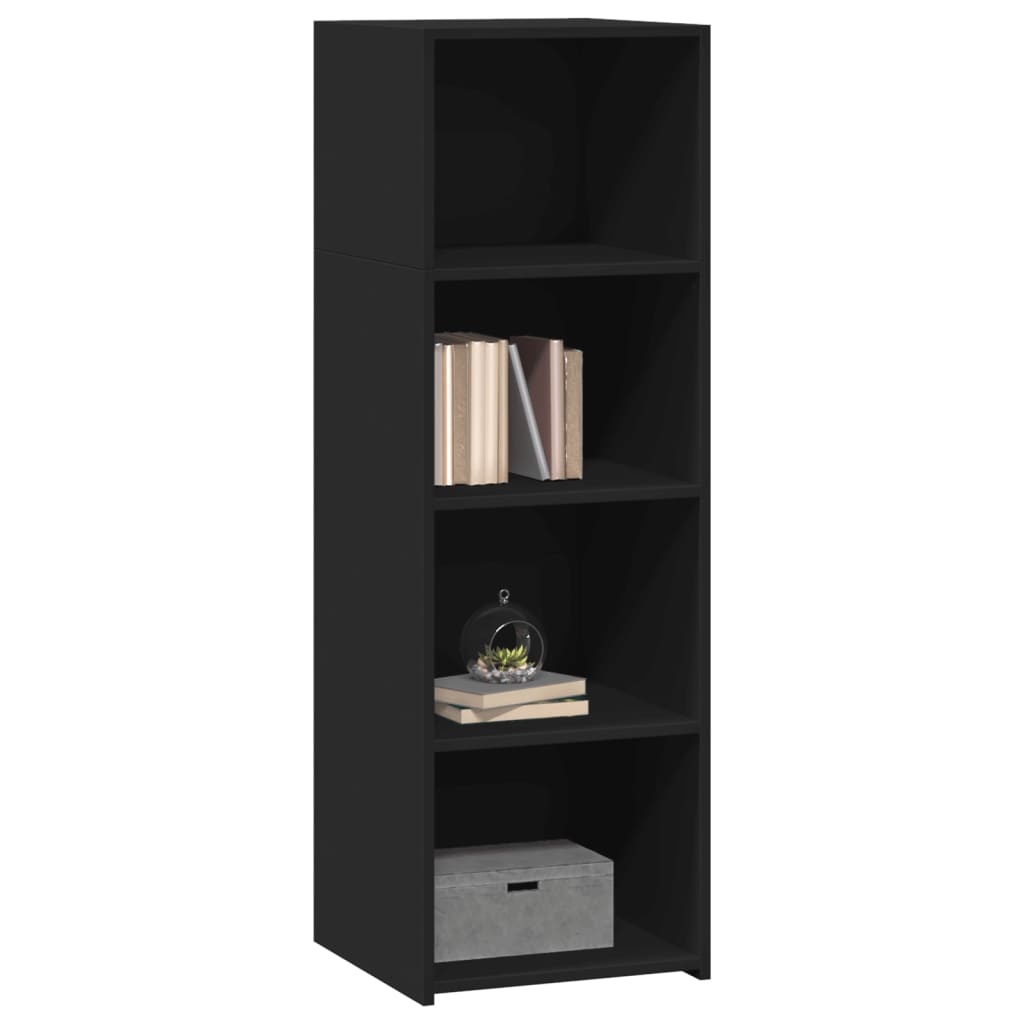 VidaXL Hoge kast 40x41x124 cm bewerkt hout zwart