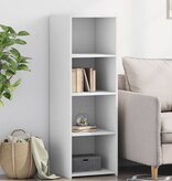 VidaXL Hoge kast 40x41x124 cm bewerkt hout wit