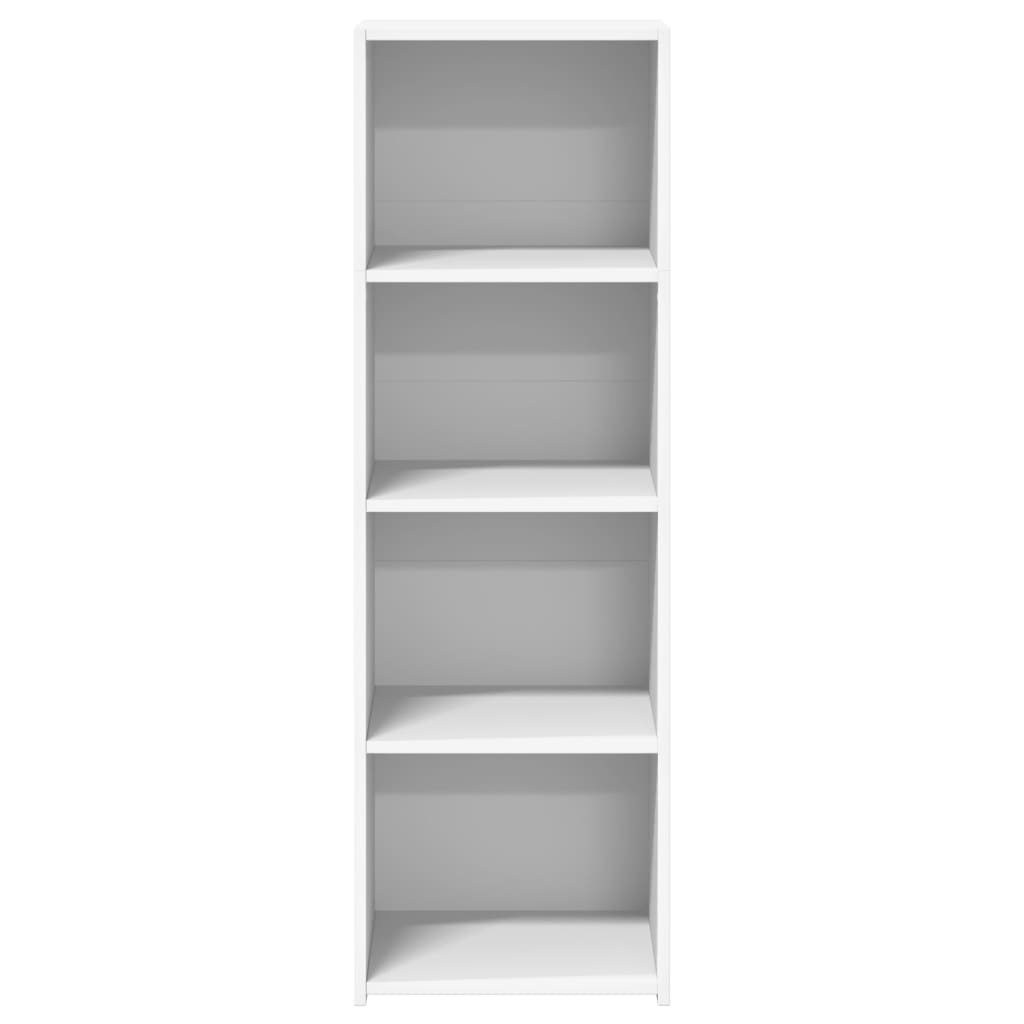 VidaXL Hoge kast 40x41x124 cm bewerkt hout wit