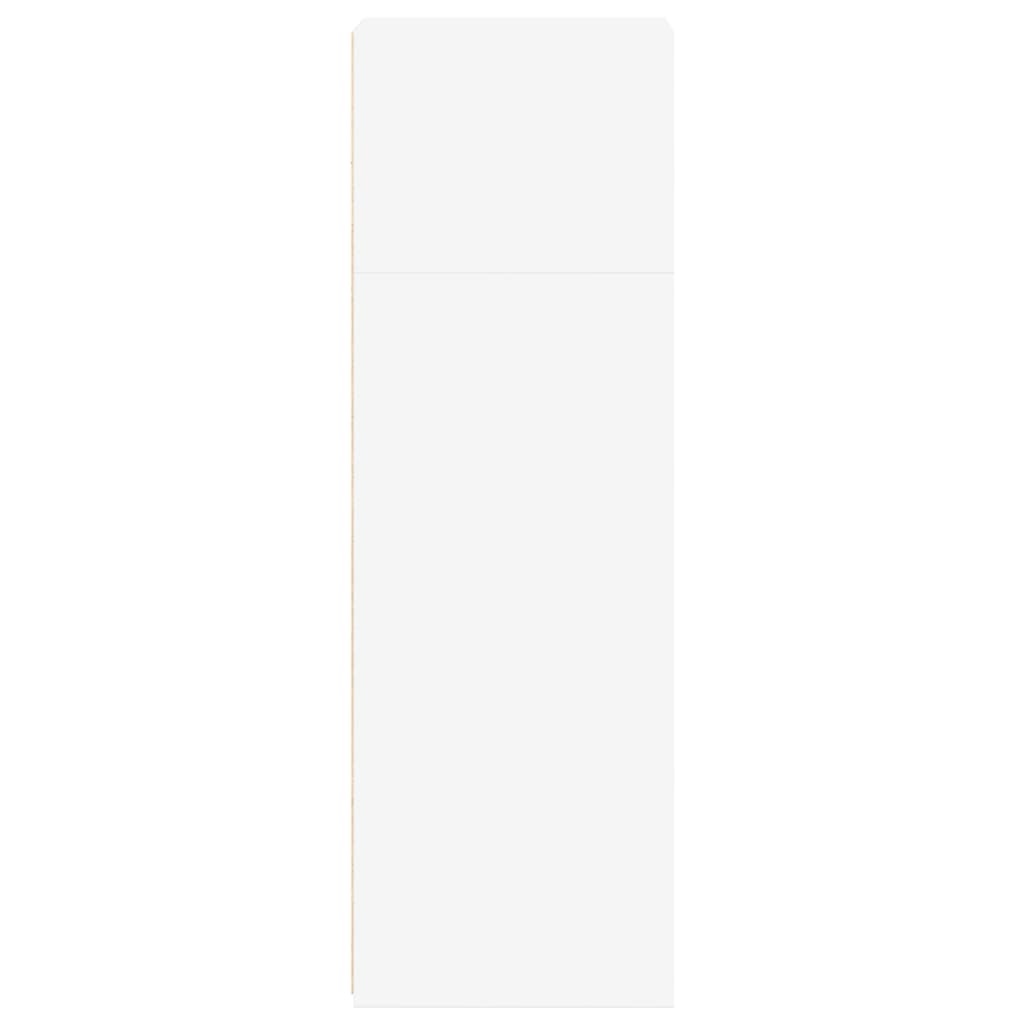 VidaXL Hoge kast 40x41x124 cm bewerkt hout wit