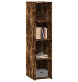 VidaXL Hoge kast 30x41x124 cm bewerkt hout gerookt eikenkleurig
