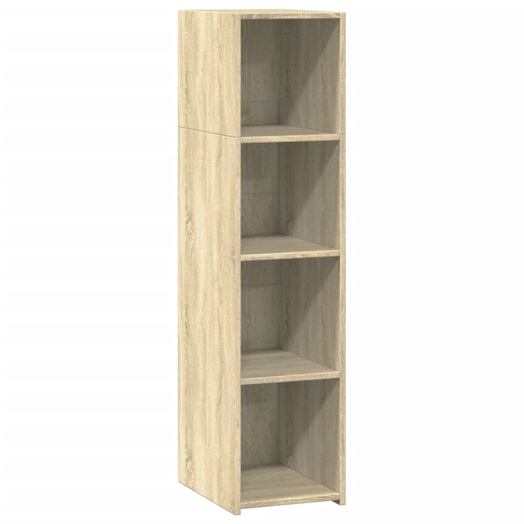 VidaXL Hoge kast 30x41x124 cm bewerkt hout sonoma eikenkleurig