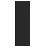 VidaXL Hoge kast 30x41x124 cm bewerkt hout zwart