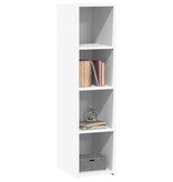 VidaXL Hoge kast 30x41x124 cm bewerkt hout wit