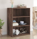 VidaXL Dressoir 70x41x93 cm bewerkt hout bruin eikenkleur