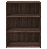 VidaXL Dressoir 70x41x93 cm bewerkt hout bruin eikenkleur